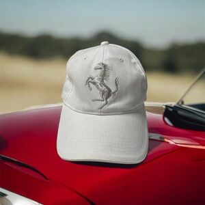✨Ferrari White and Silver Cap